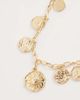 Accessorize Accessorize layered faux coin necklace in gold tone - 3