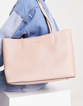 Accessorize Accessorize Leo tote bag in ecru-Neutral