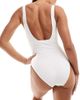 Accessorize Accessorize lexi mesh v front swimsuit in white - 2