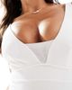Accessorize Accessorize lexi mesh v front swimsuit in white - 3