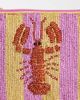 Accessorize Accessorize lobster striped beaded pouch purse in pink and yellow - 4