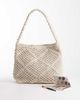 Accessorize Accessorize macramé shoulder bag in cream-White - 2