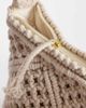 Accessorize Accessorize macramé shoulder bag in cream-White - 3