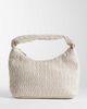 Accessorize Accessorize medium quilt handheld shoulder bag in cream-White - 1