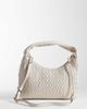 Accessorize Accessorize medium quilt handheld shoulder bag in cream-White - 3