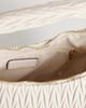 Accessorize Accessorize medium quilt handheld shoulder bag in cream-White - 4