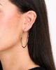 Accessorize Accessorize medium simple hoop in gold - 1