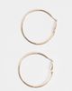 Accessorize Accessorize medium simple hoop in gold - 2