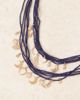 Accessorize Accessorize midnight bead charm layered necklace in black - 2