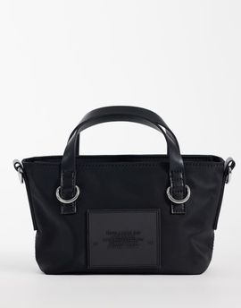 Accessorize Accessorize mini nylon crossbody bag in black