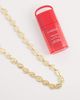Accessorize Accessorize mini textured discs necklace in gold tone - 2