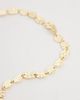 Accessorize Accessorize mini textured discs necklace in gold tone - 4