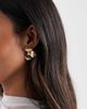 Accessorize Accessorize mixed metal flower petal stud earrings in gold & silver-Multi - 2