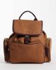 Accessorize Accessorize multi pocket suedette backpack in camel-Black - 1