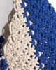 Accessorize Accessorize nautical striped macramé shoulder bag in blue and beige - 3