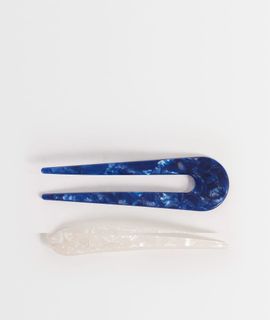 Accessorize Accessorize pack of 2 riviera resin french hair pins in multi
