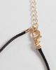 Accessorize Accessorize pebble cord necklace in gold - 3