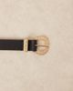 Accessorize Accessorize premium western buckle belt in black - 2