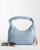 Accessorize Accessorize quilt handheld shoulder bag in light blue - 2