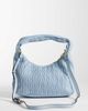 Accessorize Accessorize quilt handheld shoulder bag in light blue - 3