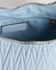 Accessorize Accessorize quilt handheld shoulder bag in light blue - 4