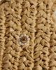 Accessorize Accessorize raffia fish clutch bag in beige-Neutral - 4