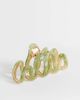 Accessorize Accessorize resin wiggle claw clip in green - 1