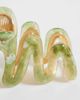 Accessorize Accessorize resin wiggle claw clip in green - 2