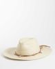 Accessorize Accessorize shell charm cowboy hat in white - 1
