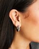 Accessorize Accessorize small chunky hoop earrings in silver - 3