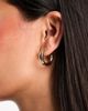 Accessorize Accessorize small chunky hoop in gold - 1