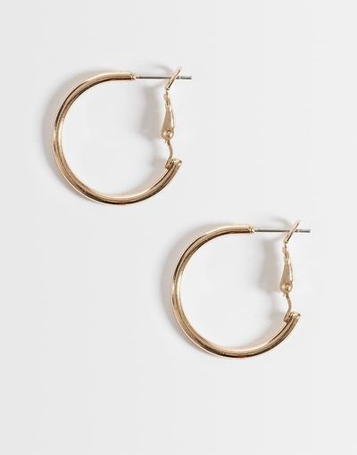 Accessorize Accessorize small simple hoop in gold