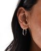 Accessorize Accessorize small simple hoop in silver - 2