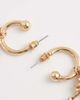 Accessorize Accessorize sophie seahorse charm hoop drop earrings in gold tone - 4