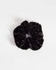 Accessorize Accessorize sparkle velvet scrunchie in choc brown - 3