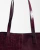 Accessorize Accessorize split shoulder bag with webbing crossbody strap in burgundy-Red - 3