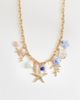 Accessorize Accessorize starfish charms maxi length necklace in multi - 1