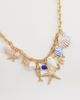 Accessorize Accessorize starfish charms maxi length necklace in multi - 4