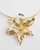 Accessorize Accessorize statement flower torque necklace in gold - 3