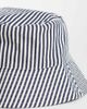 Accessorize Accessorize striped bucket hat in navy and white-Black - 2