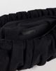 Accessorize Accessorize sueddette rouched shoulder bag in black - 3