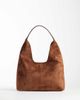 Accessorize Accessorize suedette slouch shoulder bag in camel-Neutral - 4