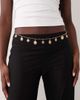 Accessorize Accessorize sun charm belly chain in gold tone - 1