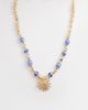 Accessorize Accessorize sun charm riviera beaded neckalce in blue - 1