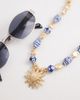 Accessorize Accessorize sun charm riviera beaded neckalce in blue - 2