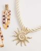 Accessorize Accessorize sunshine twisted cord necklace in gold tone - 2