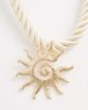 Accessorize Accessorize sunshine twisted cord necklace in gold tone - 3