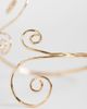 Accessorize Accessorize swirly arm cuff in gold tone - 2