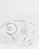 Accessorize Accessorize swirly arm cuff in silver tone - 1