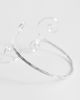 Accessorize Accessorize swirly arm cuff in silver tone - 3